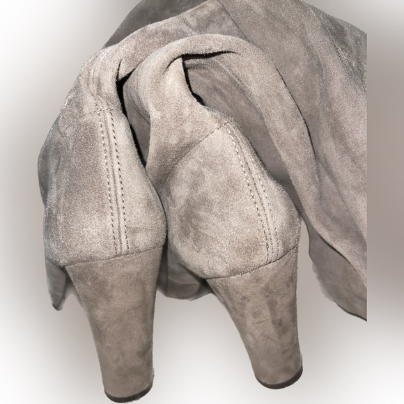 Stuart Weitzman highland dark grey suede boots 8.5 - Picture 6 of 11